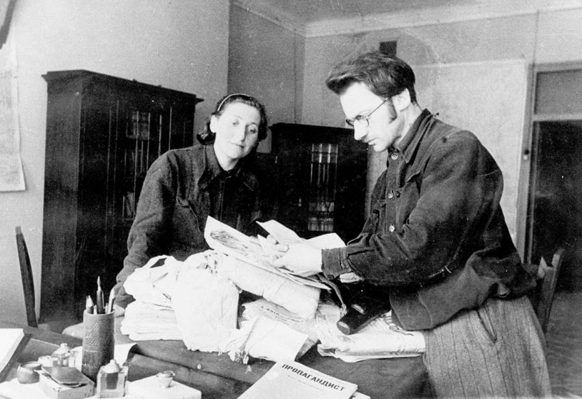 Abraham and Frida Sutzkever. Vilna 1944