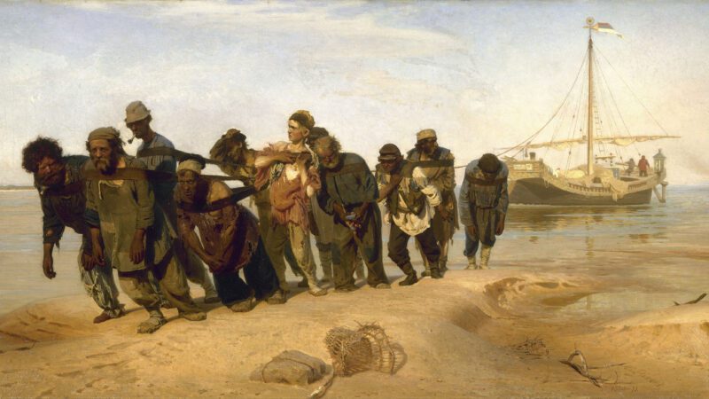 Ilia Efimovich Repin (1844 1930) Volga Boatmen (1870 1873)