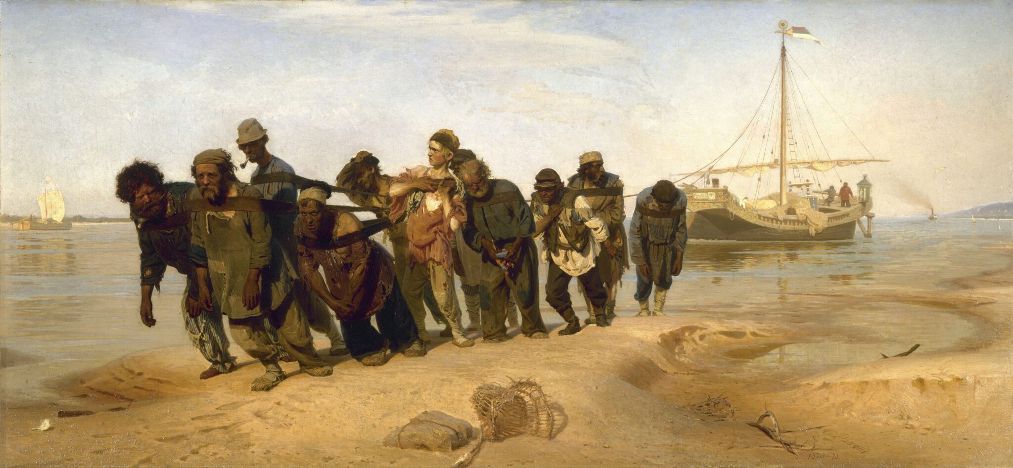 Ilia Efimovich Repin (1844 1930) Volga Boatmen (1870 1873)