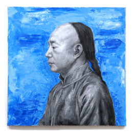 SongFromTheYellowRiver ZhaoYingche 24x24 OilOnCanvas 2025 300dpi OnWall.